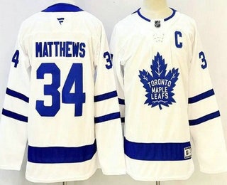 Youth Toronto Maple Leafs #34 Auston Matthews White Authentic Jersey