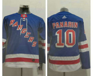 Youth New York Rangers #10 Artemi Panarin Royal Blue Home Adidas Hockey Stitched NHL Jersey