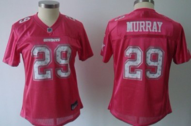 Dallas Cowboys #29 DeMarco Murray Pink Star Struck Fashion Womens Jersey
