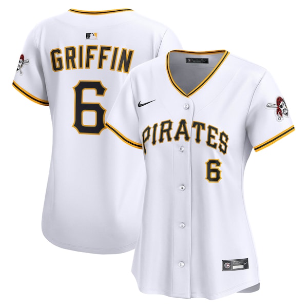 Women's Pittsburgh Pirates #6 Konnor Griffin Nike White Home Limited Jersey