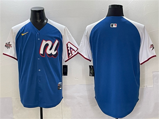 Men's National League Arizona Diamondbacks Blank Blue Alternate 2025 All-Star Edition Limited Stitched Baseball Jersey